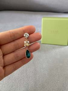 Swarovski Triple Drop Earrings
