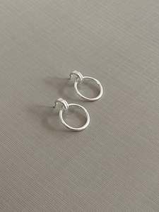 Astrid: Circular Drop Earrings