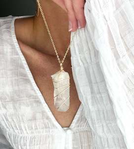 Lemurian Quartz Gold