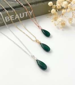 Mini Luna S: Malachite Drop - 16 inch