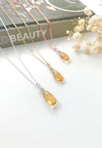 Mini Luna S: Citrine Drop - 18 inch