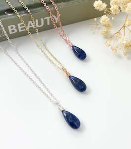 Mini Luna S: Lapis Lazuli Drop - 16 inch