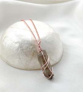 Smokey Quartz Rose Gold