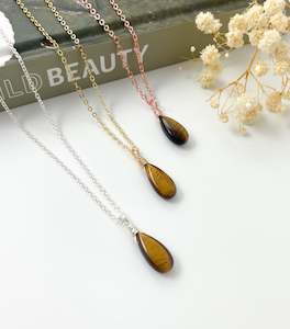 Mini Luna S: Tigers Eye Drop - 18 inch