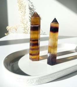 Yellow Fluorite Point