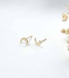 Crystal Earrings: Moonlight Studs