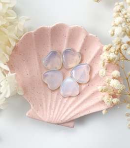 All Available Crystal Jewellery: Opalite Mini Heart