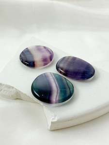 All Available Crystal Jewellery: Fluorite Flatstone