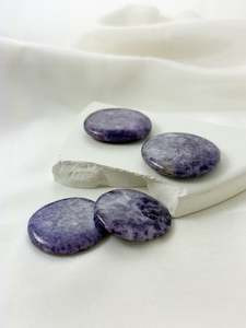 All Available Crystal Jewellery: Lepidolite Flatstone