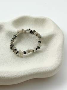 Crystal Bracelets: Tourmalinated Quartz Bracelet