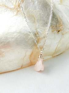 Rose Quartz Silver