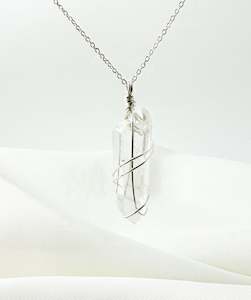 Clear Quartz Silver