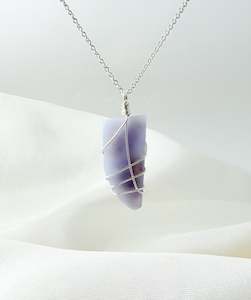 Blue Lace Agate Silver