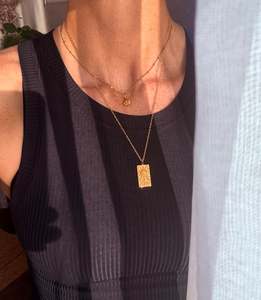 Gold Necklaces: Starburst Necklace Gold
