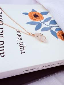 Gold Necklaces: Kunzite Gold Necklace