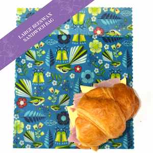 Kiwiana Collection: Fantails - large sandwich bag
