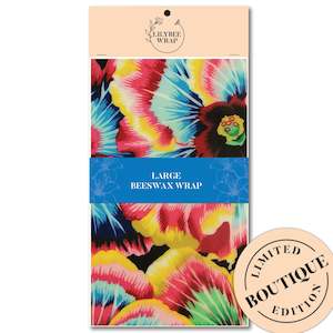 Large Beeswax Wraps: Aloha - large beeswax wrap