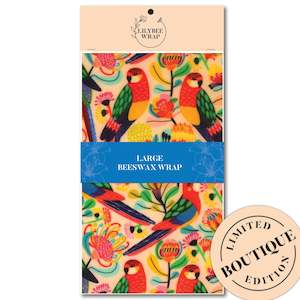 Large Beeswax Wraps: Rosella Riot - large beeswax wrap