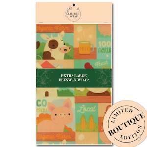 Xl Beeswax Wraps: Locally Grown - XL Beeswax Wrap