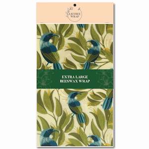 Xl Beeswax Wraps: Tui - XL Beeswax Wrap