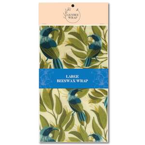 Large Beeswax Wraps: Tui - large beeswax wrap