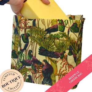 Kiwiana Collection: Kereru in Nikau Cheese Bag