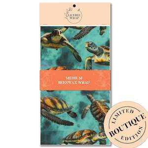 Medium Beeswax Wraps: Turtle Traffic - medium beeswax wrap