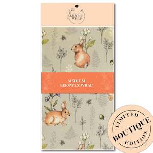 Medium Beeswax Wraps: Bunny Bonanza- medium beeswax wrap