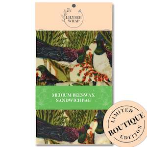 Whats New: Kereru in Nikau - medium sandwich bag