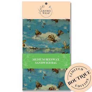 Blue Sky Bees - medium sandwich bag