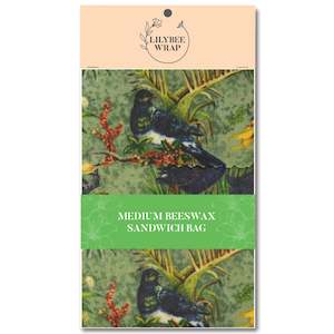 Whats New: Birds of Aotearoa - medium sandwich bag
