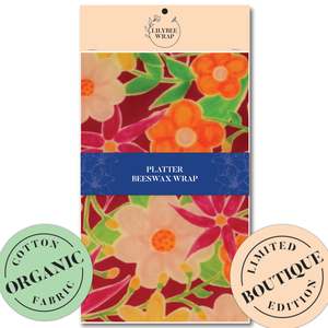 Fuschia - Platter Beeswax Wrap