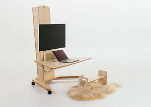 Desk: Limber Petal Standing Desk + Posture Course
