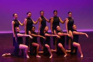 Products: Navy Blue Midi Overdress & Leotard Step Beyond Studios