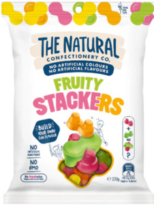 The Natural Confectionery Co. Fruity Stackers 220g