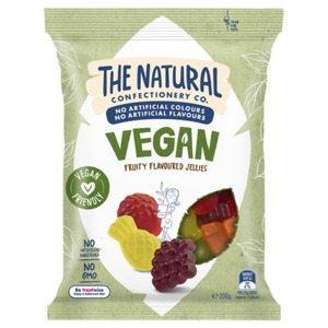 Confectionery: The Natural Confectionery Co. Vegan Fruit Mix 180G
