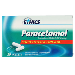 Groceries: Ethics Paracetalmol 500gm 20s