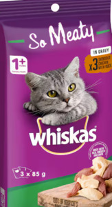 Whiskas Cat Food Chicken With Duck 3pk