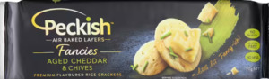 Groceries: Peckish Fancies Cheddar & Chiv