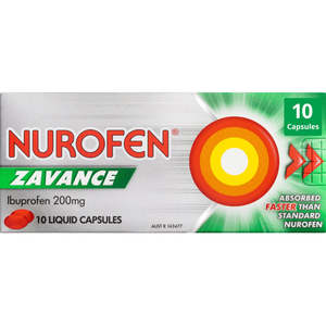 Nurofen Zavance Liquid Capsules 10pk