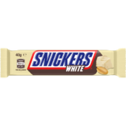 Novelty Bars: Snickers White Chocolate Bar
