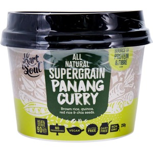 Canned And Packed Foods: Hart & Soul Super Grain Prepacked Meal Vegetable Panang Curry