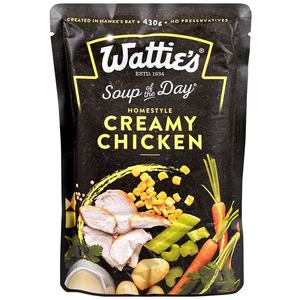 Canned And Packed Foods: Watties Soup Of The Day Pouch Soup Old Fashioned Chicken