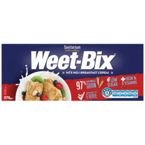 Honey And Spreads: Sanitarium Weet-bix 375g