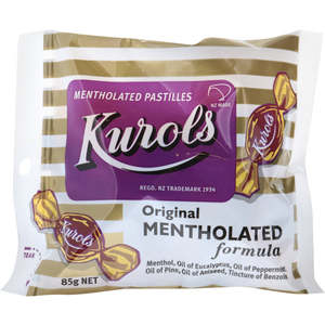 Medicines: Kurols Lozenges Original Mentholated (INNER)