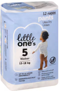 Baby: Little Ones Nappies S5 13-18Kg 12pk