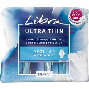 Convenience: Libra Ultra Thin Pads Regular With Wings
