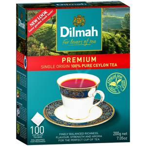 Coffee Tea: Dilmah Premium 100 Tea Bags
