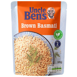 Pasta Rice: Uncle Ben's Brown Basmati Rice Microwave Rice Pouch 250g