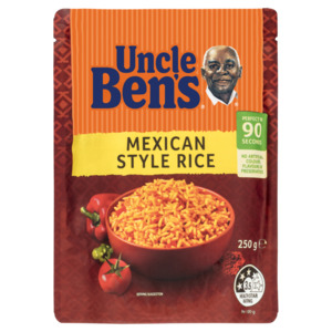 Uncle Ben's Mexican Style Microwave Rice Pouch 250g